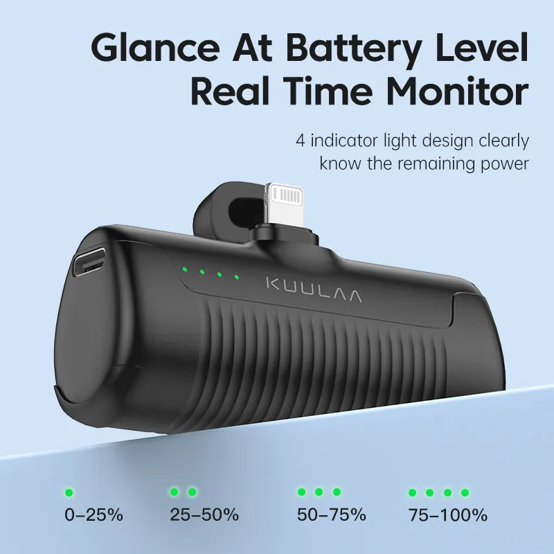 KUULAA Pocket Power 4500mAh: Your Essential Companion for On-the-Go Charging